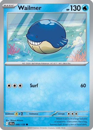 Wailmer (40) Reverse Holofoil - Journey Together