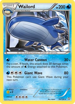 Wailord (26) Holofoil - Dragons Exalted