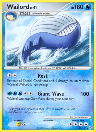 Wailord (47) - Supreme Victors