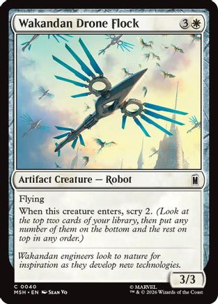 Wakandan Drone Flock (040) Foil - Marvel Super Heroes