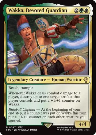 Wakka, Devoted Guardian (097) Surge Foil - Commander: FINAL FANTASY