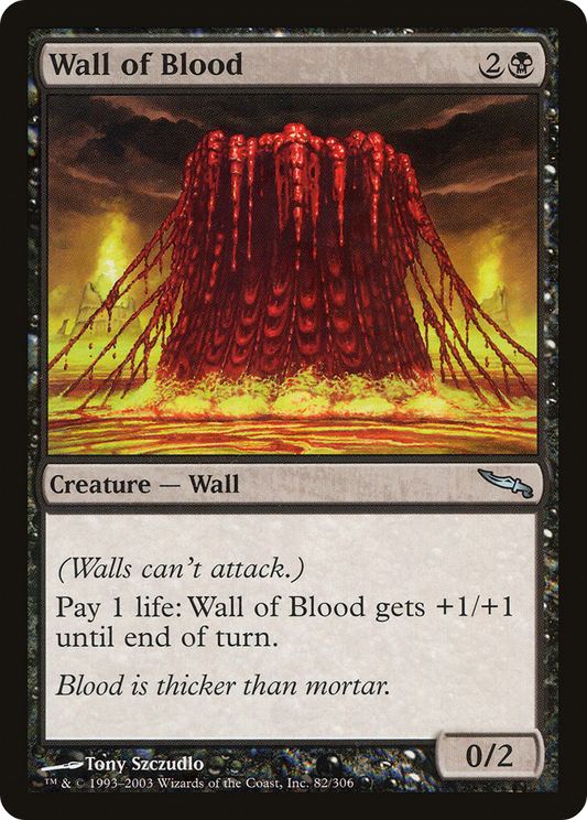 Wall of Blood (082) - Mirrodin