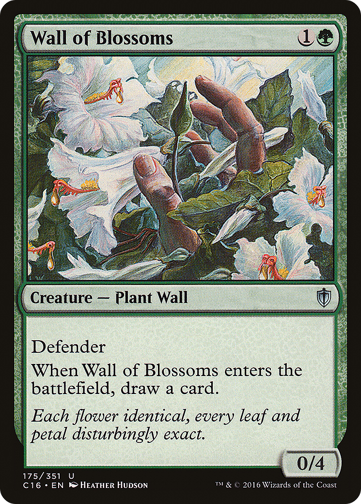 Wall of Blossoms (175) - Commander 2016