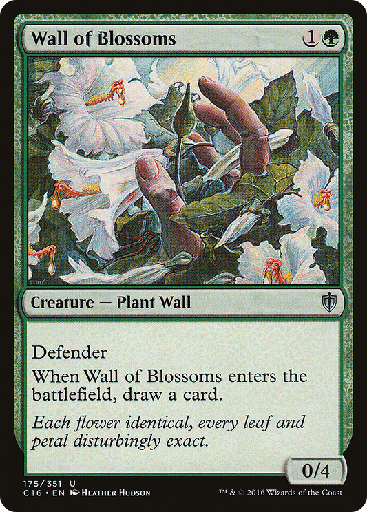 Wall of Blossoms (175) - Commander 2016