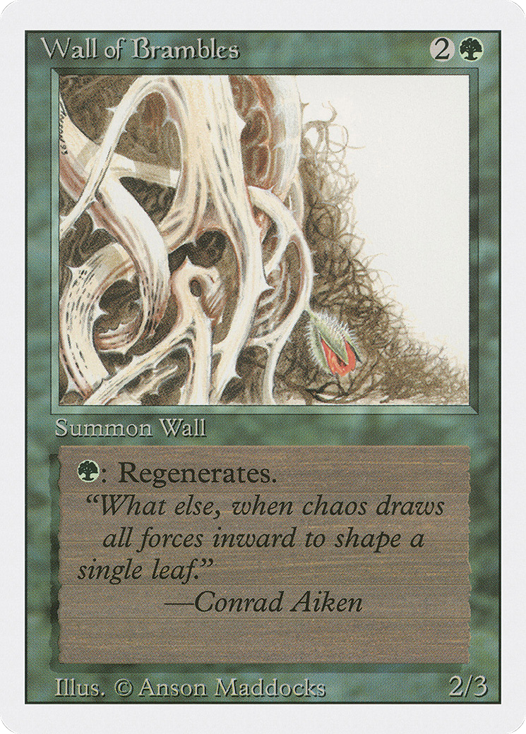 Wall of Brambles - Revised Edition