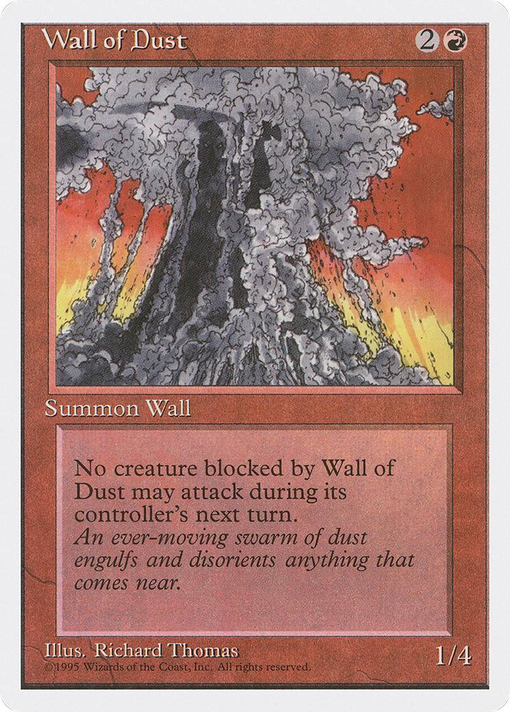 Wall of Dust - Fourth Edition