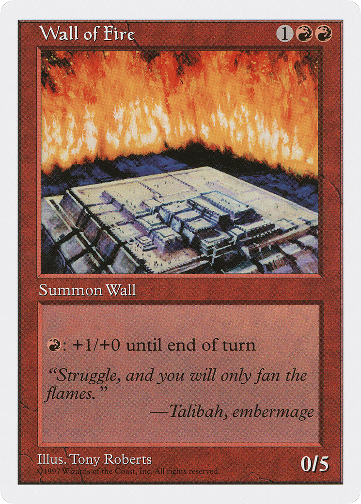 Wall of Fire - Fifth Edition