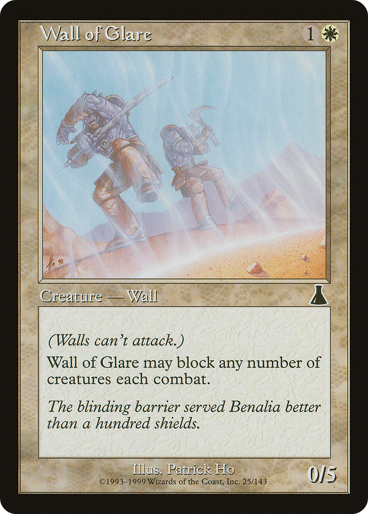 Wall of Glare (025) - Urza's Destiny