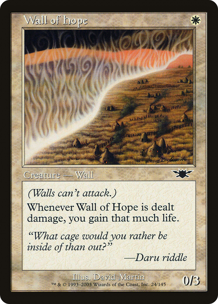 Wall of Hope (024) Foil - Legions