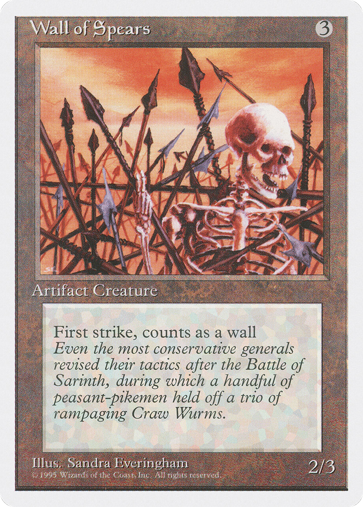 Wall of Spears - Fourth Edition