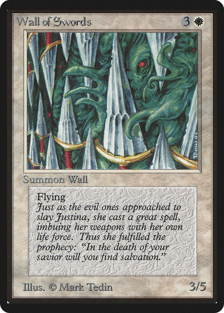 Wall of Swords - Limited Edition Beta