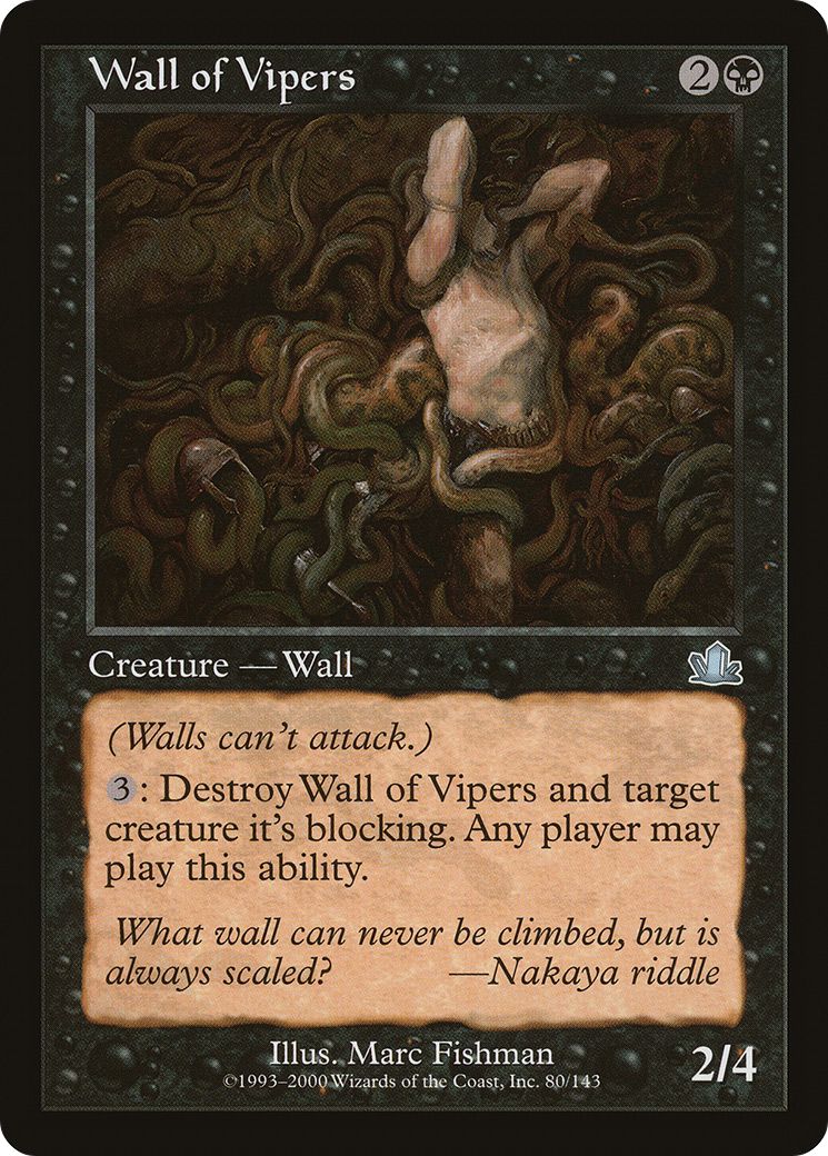 Wall of Vipers (080) Foil - Prophecy