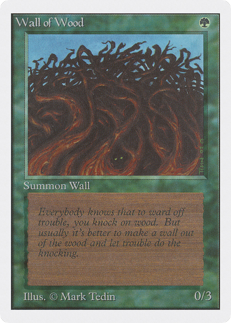 Wall of Wood - Unlimited Edition