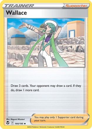 Wallace (166) Reverse Holofoil - Silver Tempest
