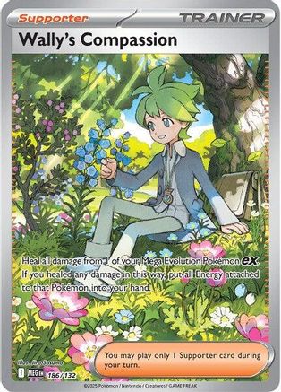 Wally's Compassion (Alternate Full Art) (186) Holofoil - Mega Evolution