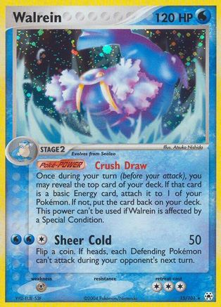 Walrein (15) Holofoil - Hidden Legends