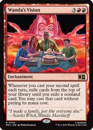Wanda's Vision (708) Foil - Commander: Marvel Super Heroes