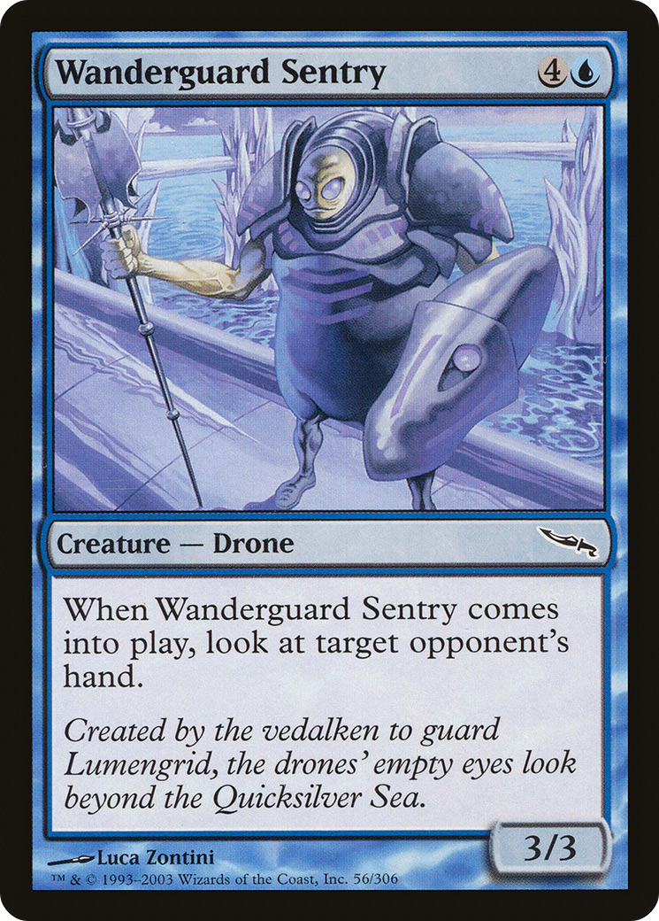 Wanderguard Sentry (056) Foil - Mirrodin