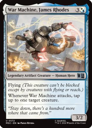 War Machine, James Rhodes (572) Foil - Marvel Super Heroes