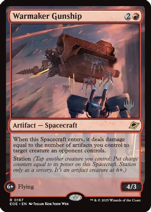 Warmaker Gunship (Promo Pack) (167) Foil - Edge of Eternities