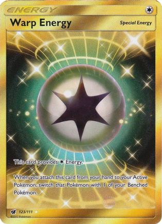 Warp Energy (Gold) (123) Holofoil - Crimson Invasion