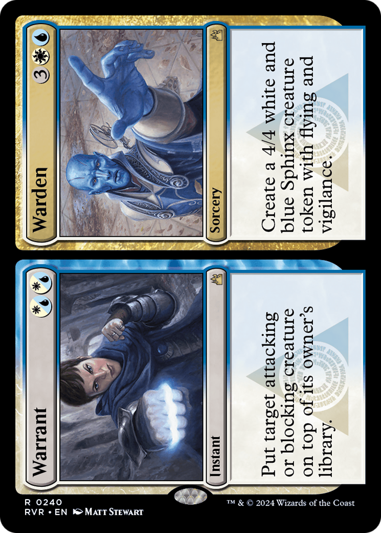 Warrant // Warden (240) - Ravnica Remastered