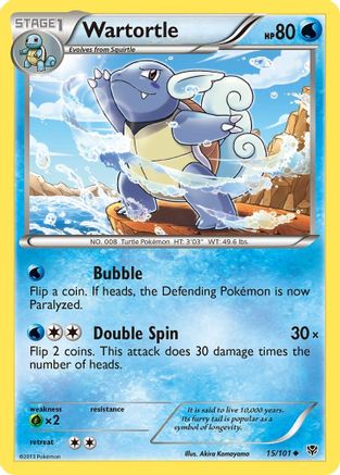 Wartortle (15) - Plasma Blast