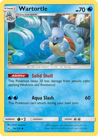Wartortle (Premium Collection Promo) (34) Holofoil - Miscellaneous Cards & Products
