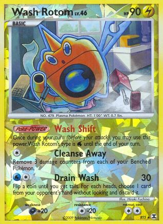 Wash Rotom (RT5) Reverse Holofoil - Rising Rivals