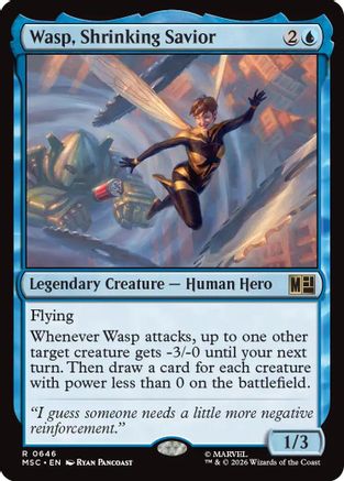 Wasp, Shrinking Savior (646) - Commander: Marvel Super Heroes