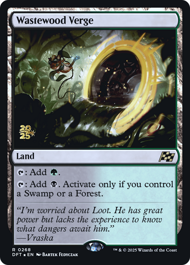 Wastewood Verge (Prerelease) (268) Foil - Aetherdrift