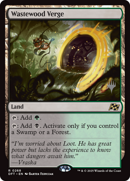 Wastewood Verge (Promo Pack) (268) Foil - Aetherdrift