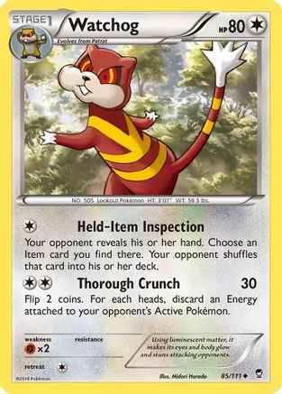 Watchog (85) Reverse Holofoil - Furious Fists