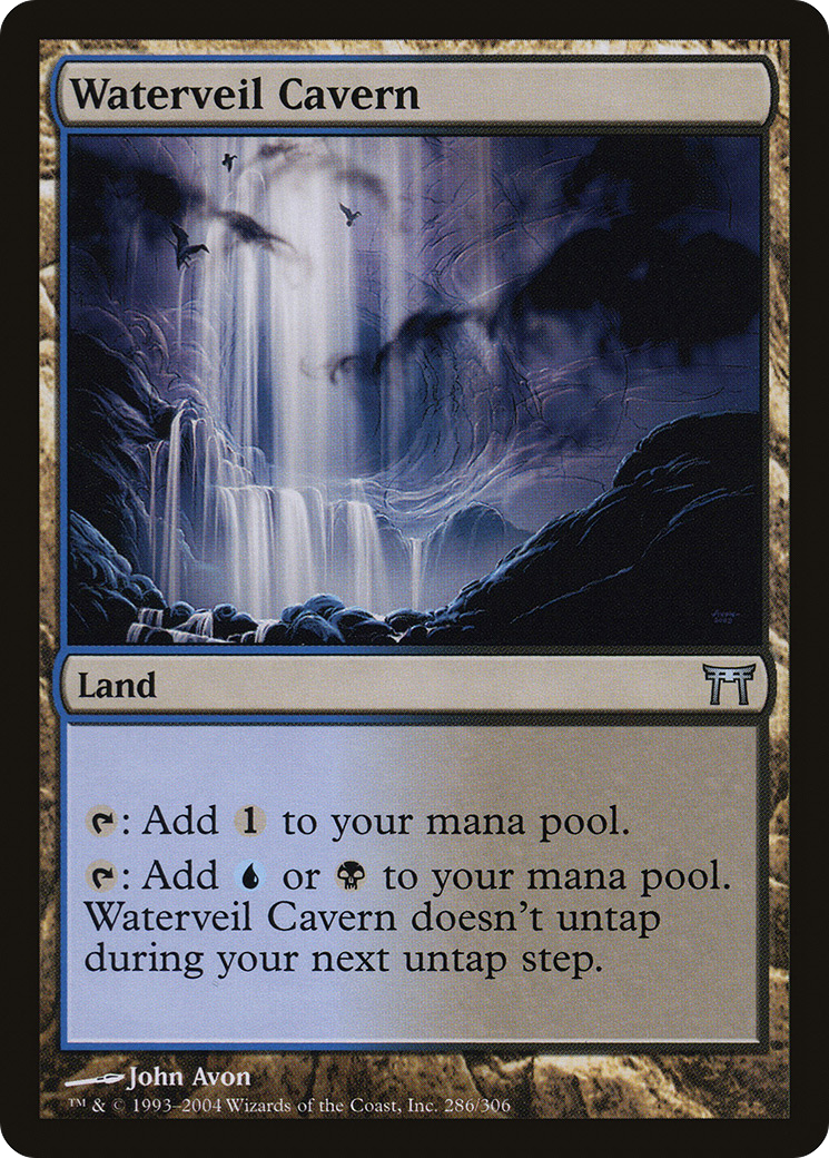 Waterveil Cavern (286) Foil - Champions of Kamigawa