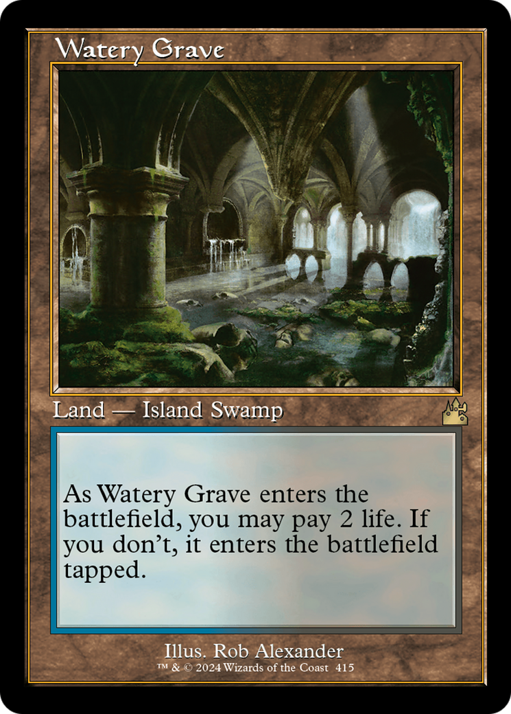 Watery Grave (Retro) (415) - Ravnica Remastered