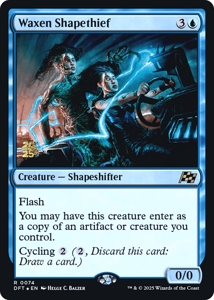 Waxen Shapethief (Prerelease) (074) Foil - Aetherdrift