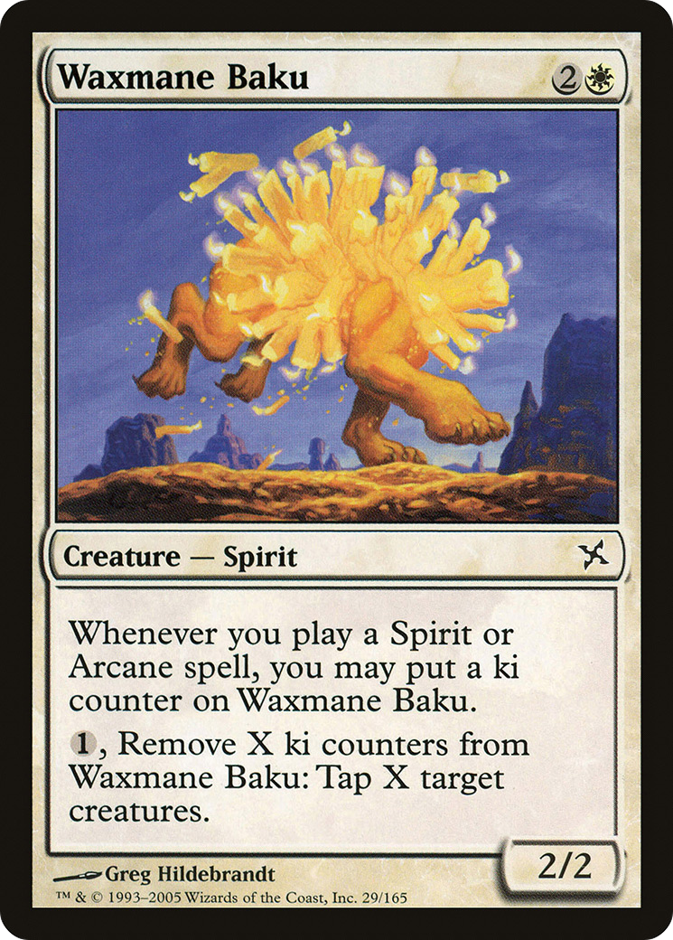 Waxmane Baku (029) - Betrayers of Kamigawa