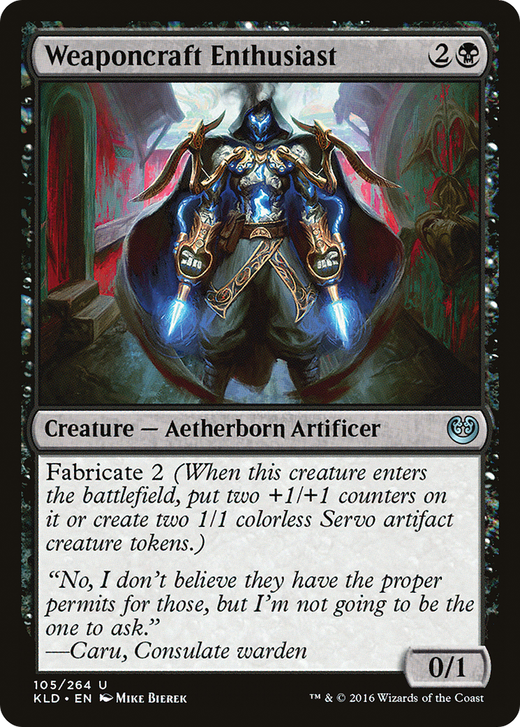 Weaponcraft Enthusiast (105) Foil - Kaladesh