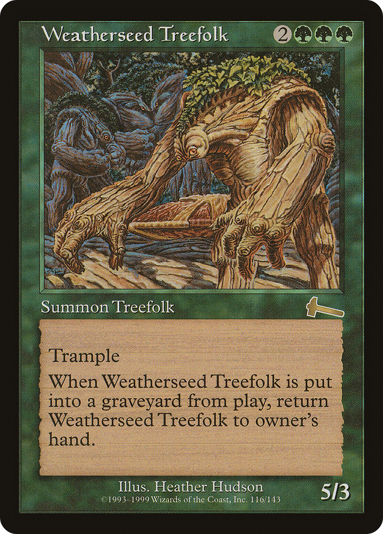 Weatherseed Treefolk (116) Foil - Urza's Legacy