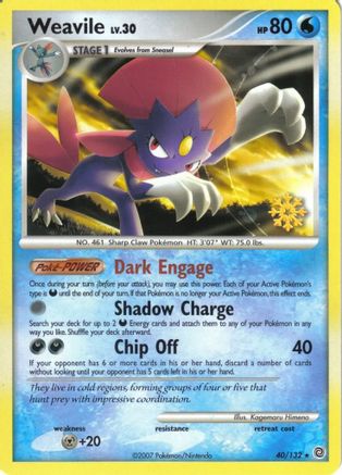 Weavile (40) - Countdown Calendar Promos