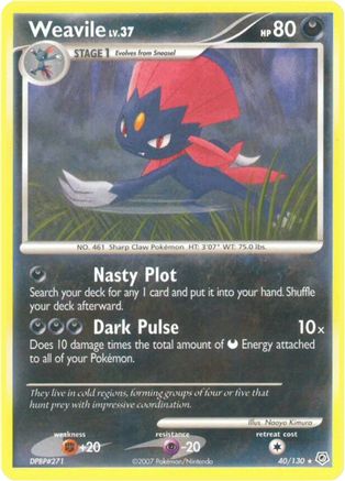 Weavile (40) - Diamond & Pearl