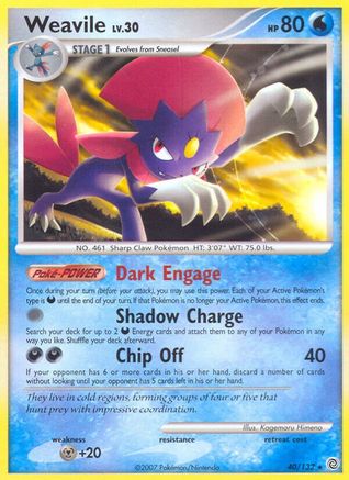 Weavile (40) - Secret Wonders