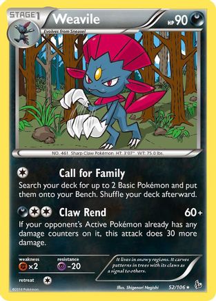 Weavile (52) - Flashfire