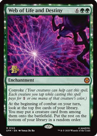 Web of Life and Destiny (Prerelease) (122) Foil - Marvel's Spider-Man