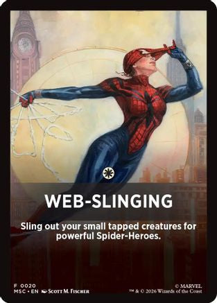 Web-Slinging (Jumpstart Front Card) (020) - Commander: Marvel Super Heroes