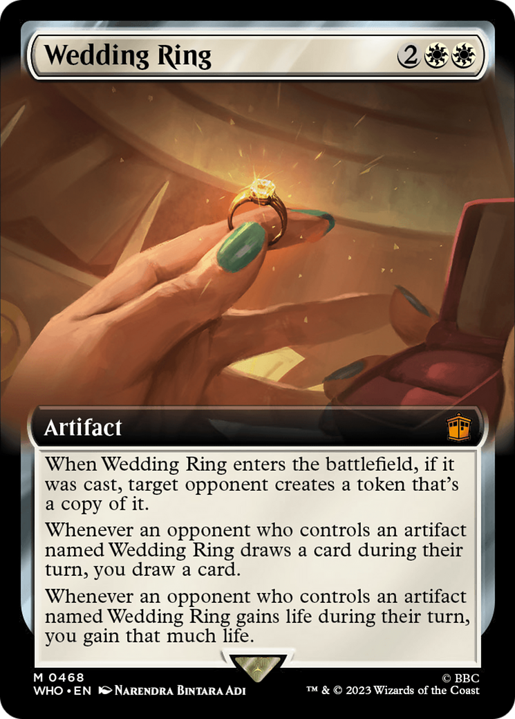 Wedding Ring (Extended Art) (468) Foil - Doctor Who