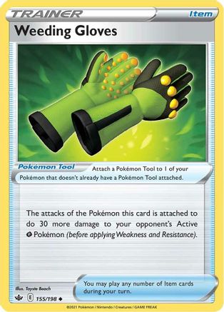 Weeding Gloves (155) Reverse Holofoil - Chilling Reign