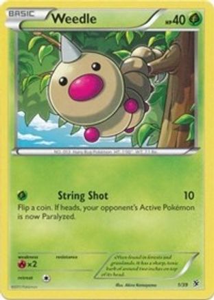 Weedle (1) - Kalos Starter Set