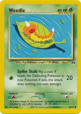 Weedle (70) (Unlimited) - Neo Discovery