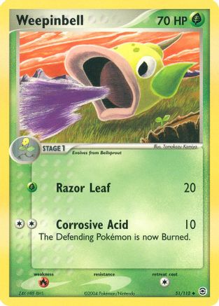 Weepinbell (51) - FireRed & LeafGreen